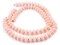 The Bead Chest Pink Bicone Natural Wood Beads (10x15mm): Organic Eco-Friendly Wooden Bead Strand for DIY Jewelry, Crafts, Necklace and Bracelet Making